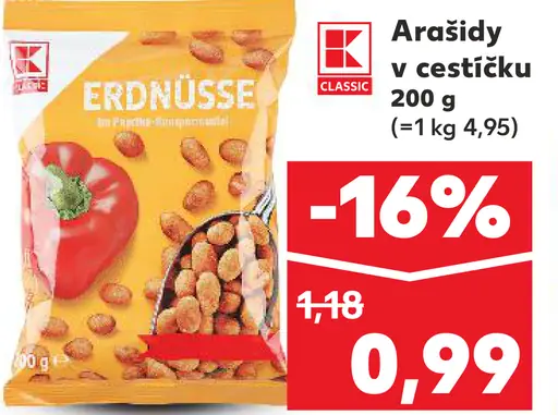 K-Classic Arašídy v cestíčku