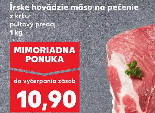 Írske hovädzie mäso na pečenie