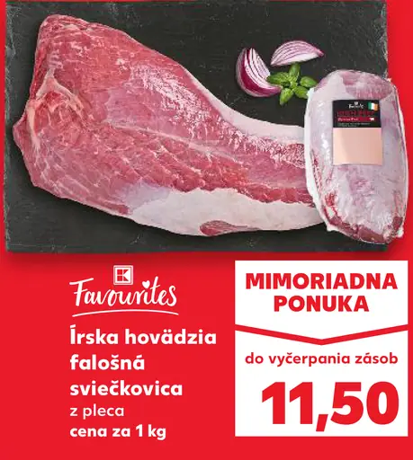 Irska hovädzia falošná sviečkovica z pleca