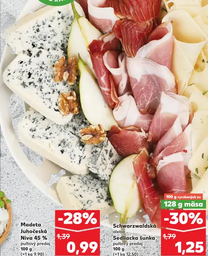 Madeta Juhočeská Niva 45 % pultový predaj