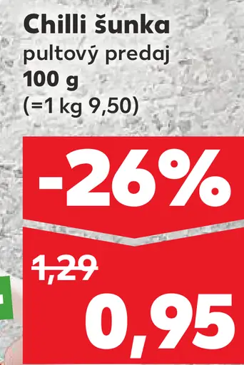 Chilli šunka