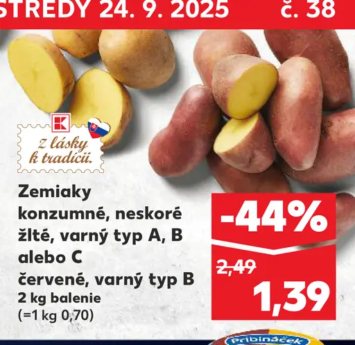 Zemiaky konzumné
