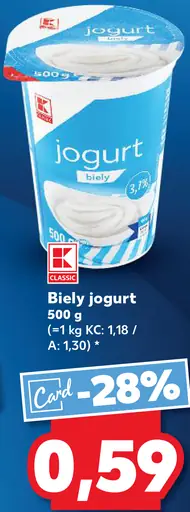 K-Classic Biely jogurt