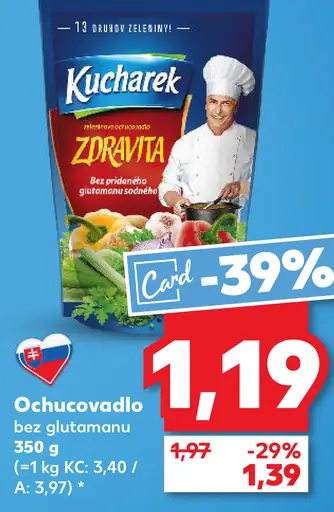 Kucharek Ochucovadlo