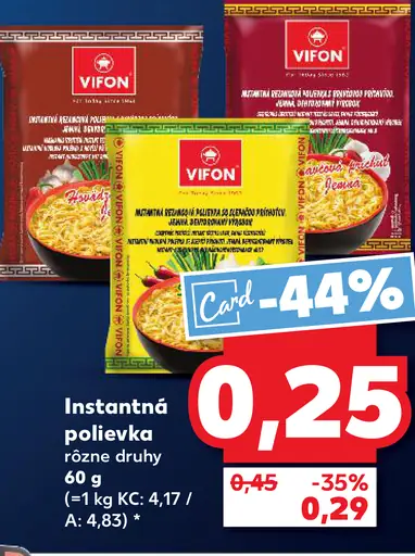 Vifon Instantná polievka