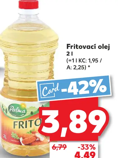 Palma Fritovací olej