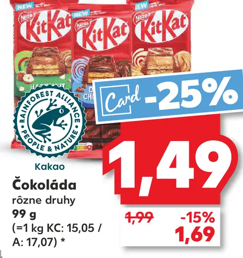 KitKat čokoláda