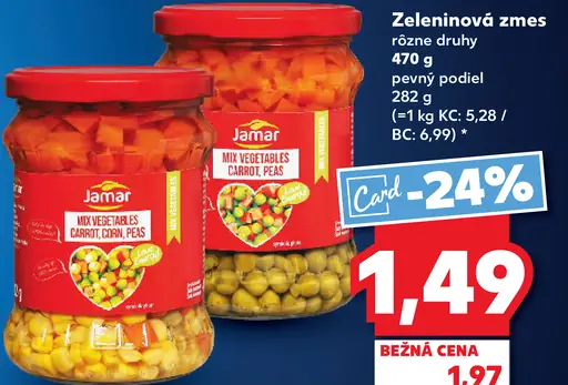 Jamar Zeleninová zmes