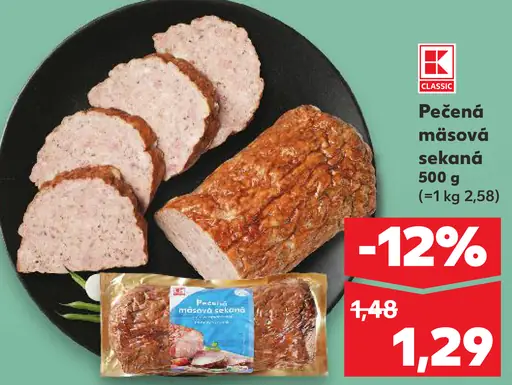 K-Classic Pečená mäsová sekaná