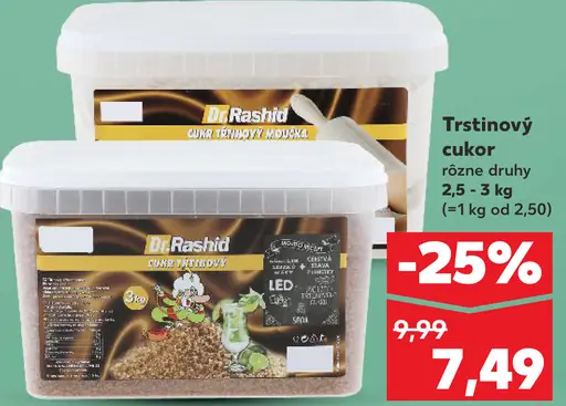 K-Classic Trstinový cukor rôzne druhy