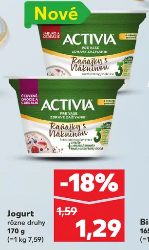 Activia Jogurt Ráno s vlákninou