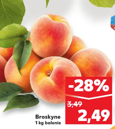 Broskyne 1kg balenie