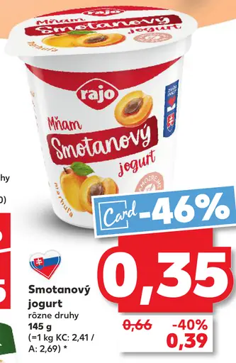 Rajo Mňam Smotanový jogurt nugát