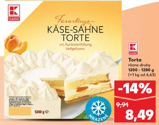K Classic Feiertags Käse-Sahne Torte