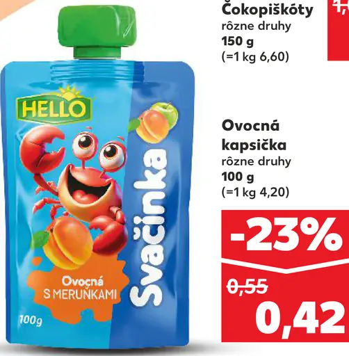 Hello ovocná kapsička