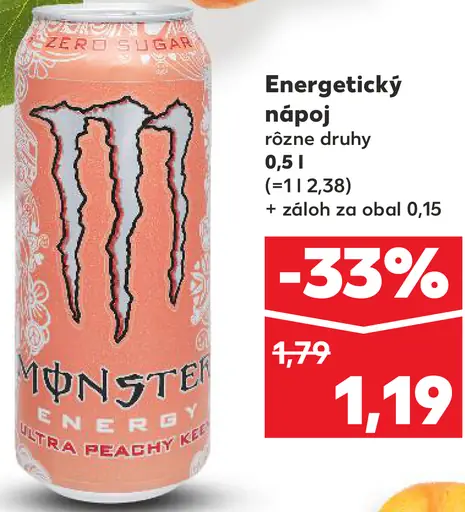 Monster energetický drink plechovka