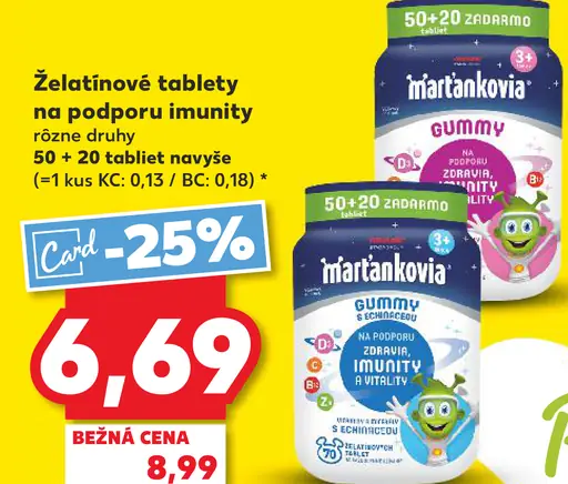 Marťankovia tablety na podporu imunity