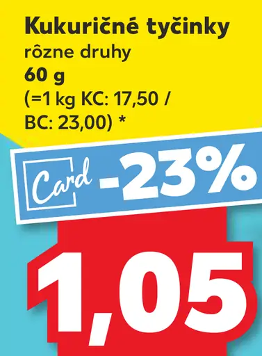 Giana kukuričné tyčinky
