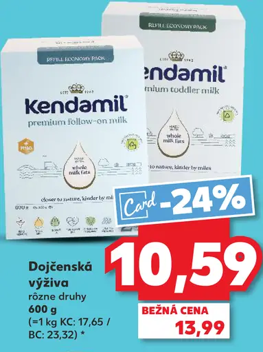 Kendamil Dojčenská výživa