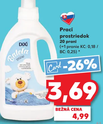 DXI Prací prostriedok