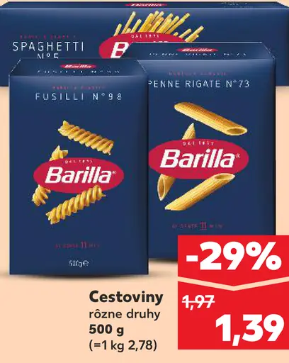 Barilla cestoviny