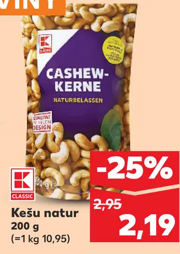 K-Classic Kešu natur