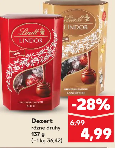 Lindt Lindor dezert
