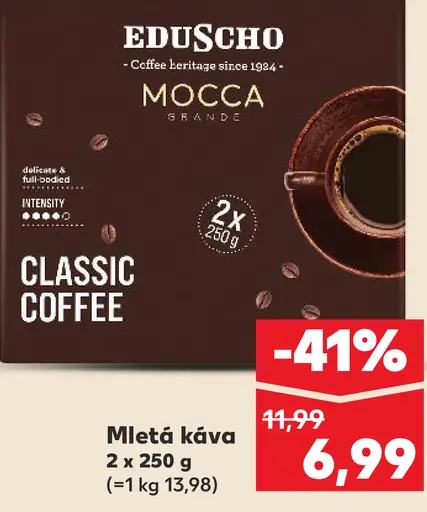 Eduscho Mletá káva Classic Coffee