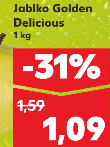 Jablko Golden Delicious