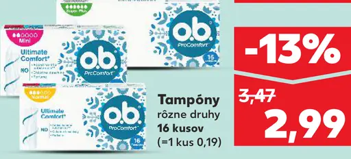 O.b. tampóny