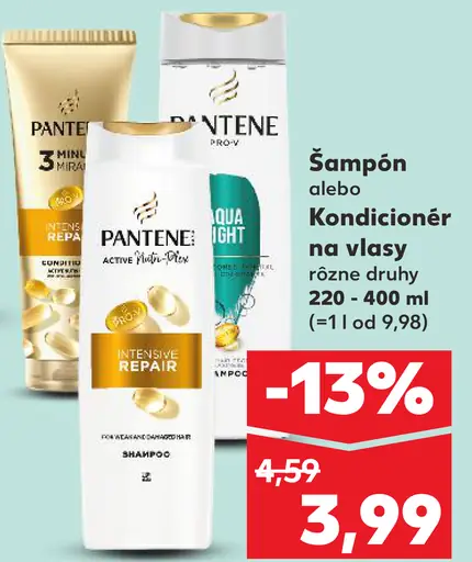 Pantene Šampón alebo Kondicionér na vlasy
