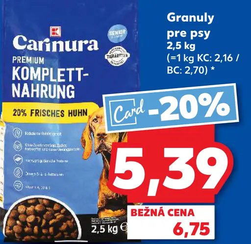 Carinura Granuly pre psy