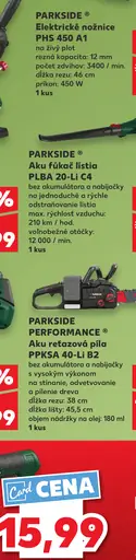 Parkside Nožnice na živý plot PEHSL 710 A1