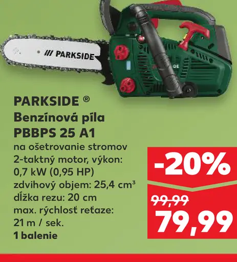 Parkside Benzínová píla PBPS 25 A1