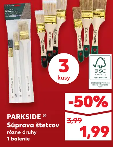 PARKSIDE Súprava štetcov