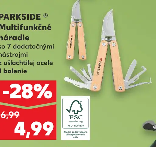 Parkside multifunkčné náradie