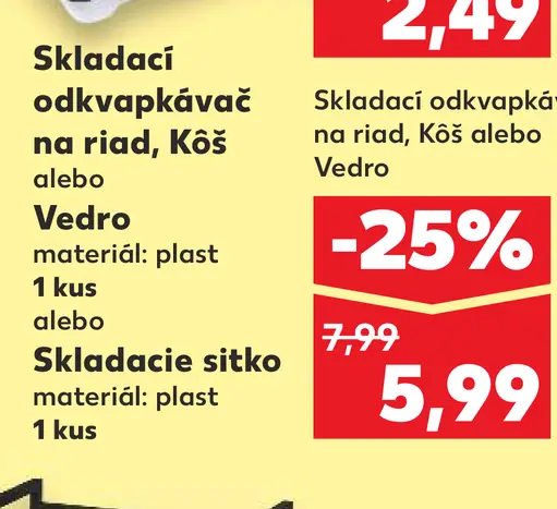 Skladacie sitko