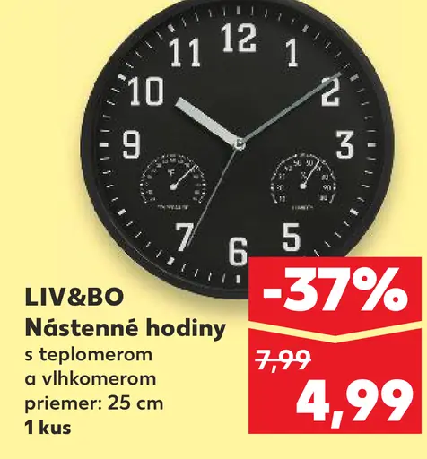 LIV&BO Nástenné hodiny