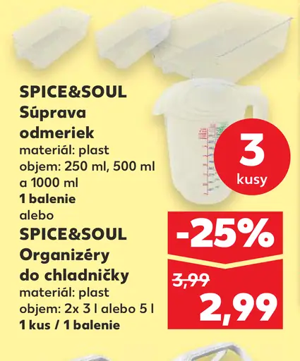Spice&Soul Súprava odmeriek