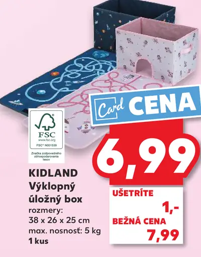 KIDLAND Vyklopný úložný box