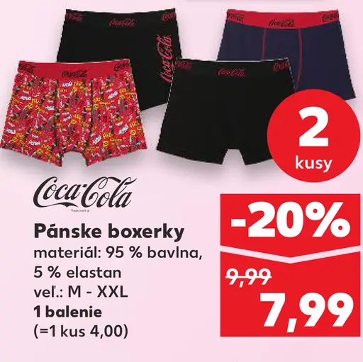 Coca-Cola Pánske boxerky