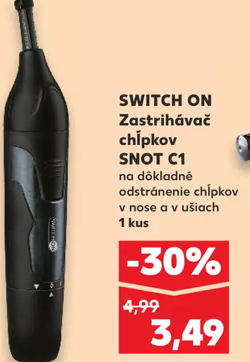 SWITCH ON Zastrihávač chĺpkov SNOT C1