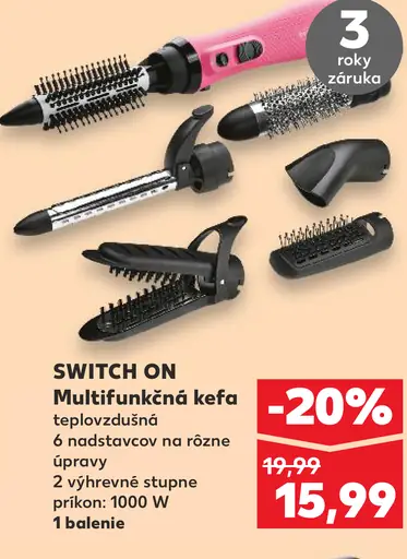 Switch On multifunkčná kefa