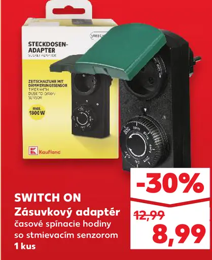 Switch On Zásuvkový adaptér