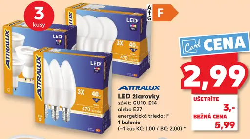 Atralux LED žiarovky