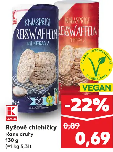 K-Classic Ryžové chlebíčky