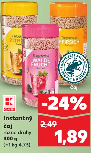 K-Classic Instantný čaj