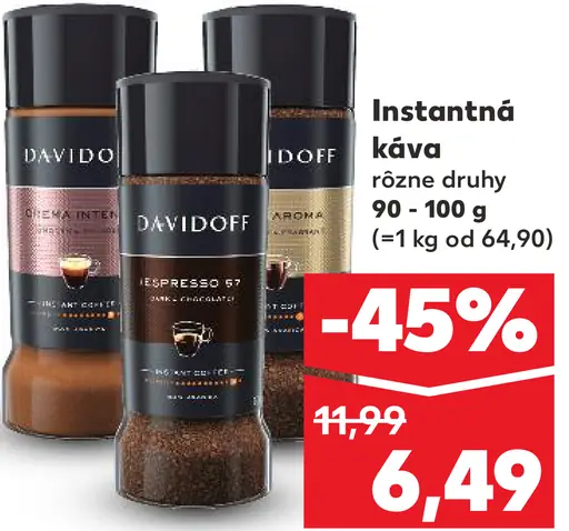 Davidoff Instantná káva
