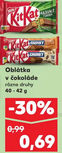 KitKat Chunky oblátky v čokoláde