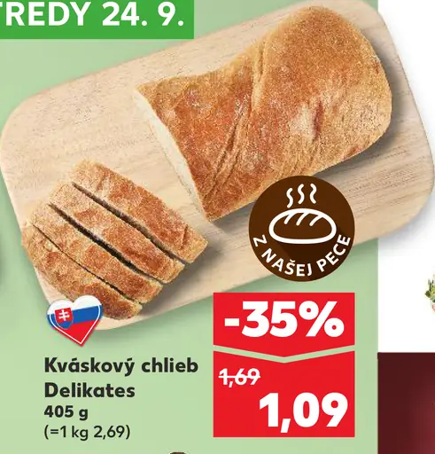 Kváskový chlieb Delikates